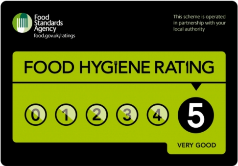 Food Standards Agency food hygiene rating: 5, very good